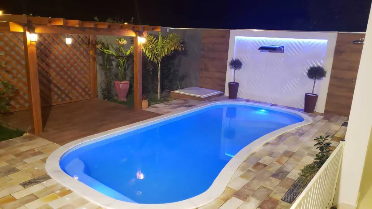 Kisol Master fiberglass pool installed